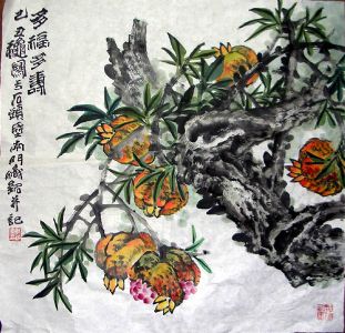 作者：邱炽铭&nbsp;花鸟&nbsp;￥：赏真阁藏品&nbsp;单击鼠标查看详细介绍！