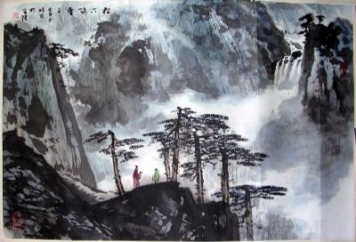 作者：周晓光&nbsp;山水&nbsp;￥：赏真阁藏品&nbsp;单击鼠标查看详细介绍！