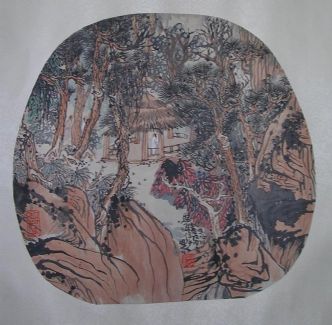 作者：祁恩进&nbsp;山水&nbsp;￥：赏真阁藏品&nbsp;单击鼠标查看详细介绍！