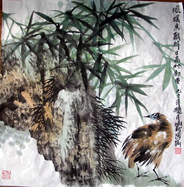 作者：邱炽铭&nbsp;花鸟&nbsp;￥：协商&nbsp;单击鼠标查看大图！