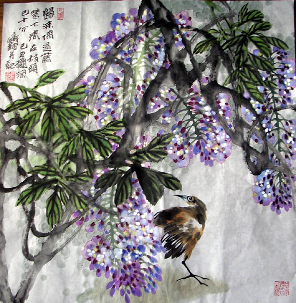 作者：邱炽铭&nbsp;花鸟&nbsp;￥：协商&nbsp;单击鼠标查看大图！