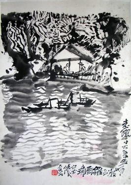 作者：罗国玮&nbsp;山水&nbsp;￥：协商&nbsp;单击鼠标查看详细介绍！