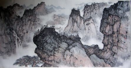 作者：张尔宾&nbsp;山水&nbsp;￥：藏品&nbsp;单击鼠标查看详细介绍！