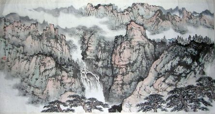 作者：张尔宾&nbsp;山水&nbsp;￥：藏品&nbsp;单击鼠标查看详细介绍！