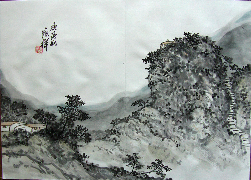 作者：毕宝祥&nbsp;山水&nbsp;￥：协商&nbsp;单击鼠标查看大图！