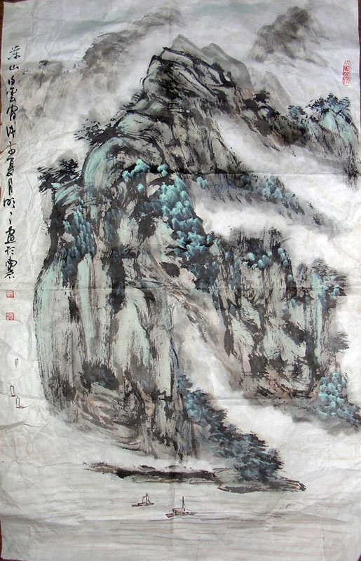 作者：何明耀&nbsp;山水&nbsp;￥：协商&nbsp;单击鼠标查看大图！