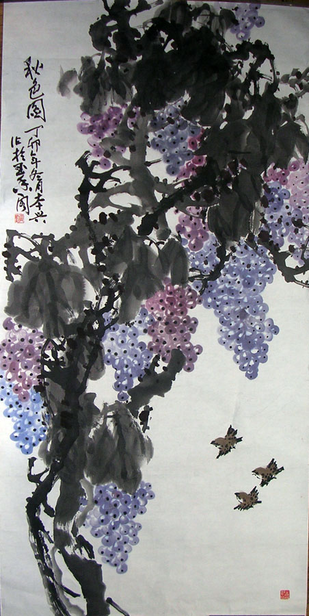 作者：刘本兴&nbsp;花鸟&nbsp;￥：协商&nbsp;单击鼠标查看大图！