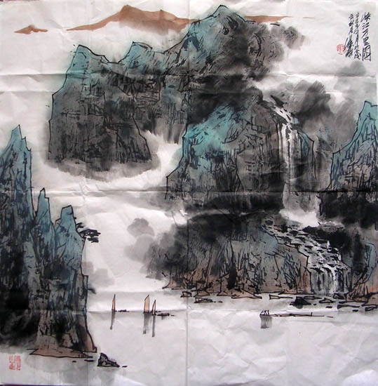 作者：叶维&nbsp;山水&nbsp;￥：协商&nbsp;单击鼠标查看大图！