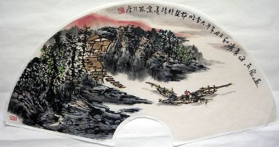 作者：张乃冬&nbsp;山水扇面&nbsp;￥：1000&nbsp;单击鼠标查看详细介绍！