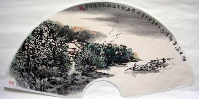 作者：张乃冬&nbsp;山水扇面&nbsp;￥：1000&nbsp;单击鼠标查看详细介绍！