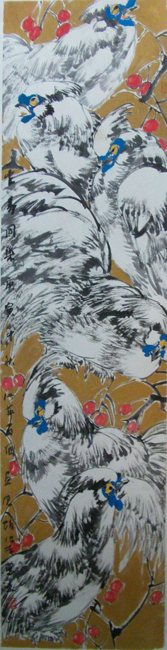 作者：赵治平&nbsp;花鸟&nbsp;￥：协商&nbsp;单击鼠标查看大图！