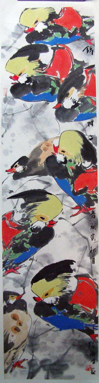 作者：赵治平&nbsp;花鸟&nbsp;￥：协商&nbsp;单击鼠标查看大图！