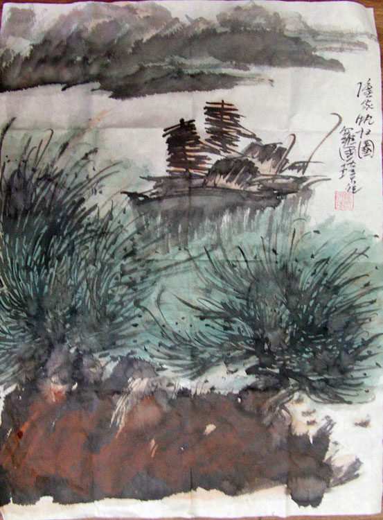 作者：罗国玮&nbsp;山水&nbsp;￥：协商&nbsp;单击鼠标查看大图！