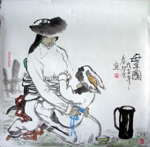 作者：刘智有&nbsp;人物&nbsp;￥：《彩墨英姿》出版  协商&nbsp;单击鼠标查看详细介绍！