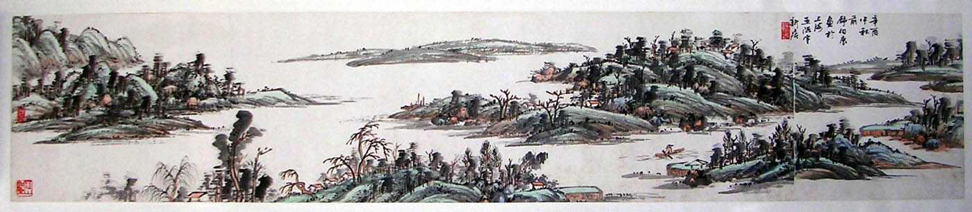 作者：舒伯展&nbsp;山水&nbsp;￥：赏真阁藏品&nbsp;单击鼠标查看大图！