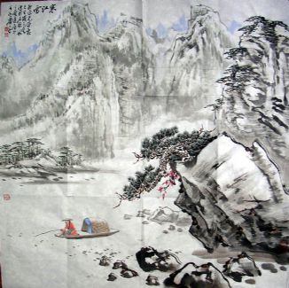 作者：萧平&nbsp;山水&nbsp;￥：赏真阁藏品&nbsp;单击鼠标查看详细介绍！