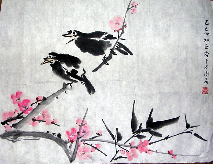 作者：张正吟&nbsp;  花鸟&nbsp;￥：协商&nbsp;单击鼠标查看大图！