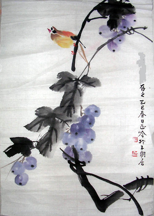 作者：张正吟&nbsp;  花鸟&nbsp;￥：协商&nbsp;单击鼠标查看大图！