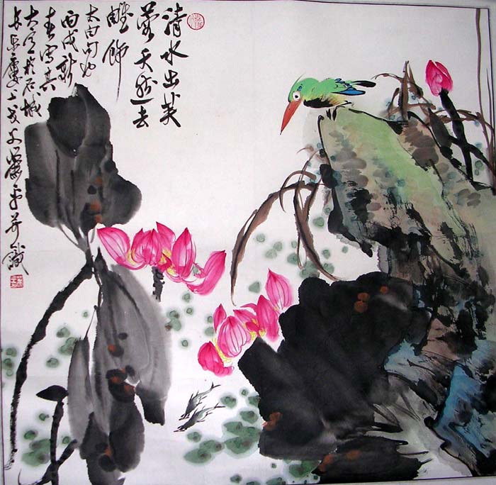 作者：萧平&nbsp;花鸟&nbsp;￥：协商&nbsp;单击鼠标查看大图！