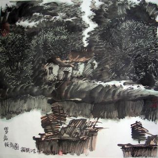 作者：罗国玮&nbsp;山水&nbsp;￥：协商&nbsp;单击鼠标查看详细介绍！