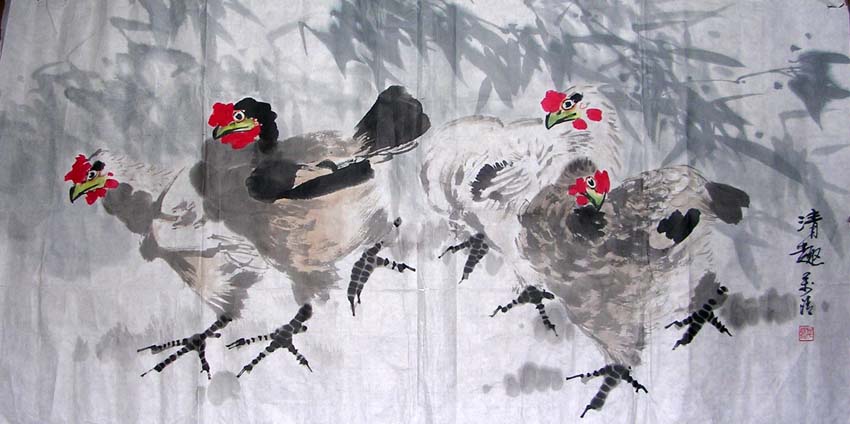 作者：魏万清&nbsp;花鸟&nbsp;￥：协商&nbsp;单击鼠标查看大图！