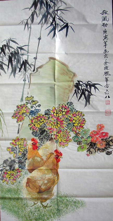 作者：余晓鹏&nbsp;花鸟&nbsp;￥：12000&nbsp;单击鼠标查看大图！