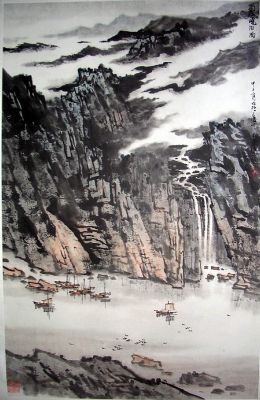 作者：宋玉麟&nbsp;《峡江晓泊》&nbsp;￥：100000&nbsp;单击鼠标查看详细介绍！