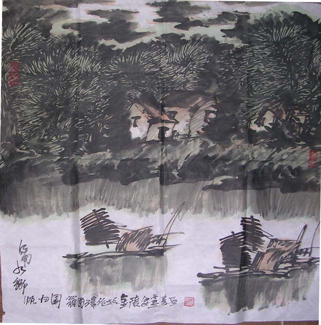 作者：罗国玮&nbsp;山水&nbsp;￥：协商&nbsp;单击鼠标查看大图！