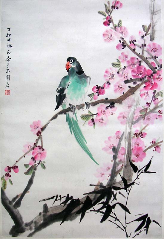 作者：张正吟&nbsp;鹦鹉&nbsp;￥：4500&nbsp;单击鼠标查看大图！