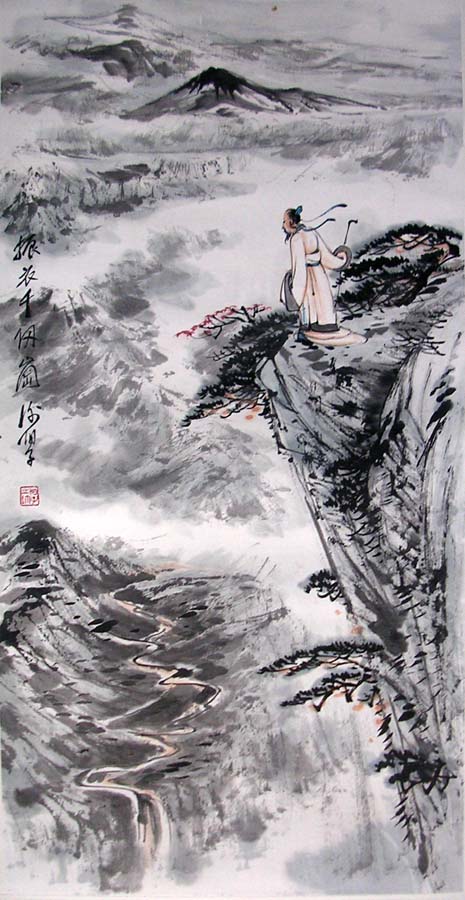 作者：谢伯子&nbsp;山水&nbsp;￥：协商&nbsp;单击鼠标查看大图！