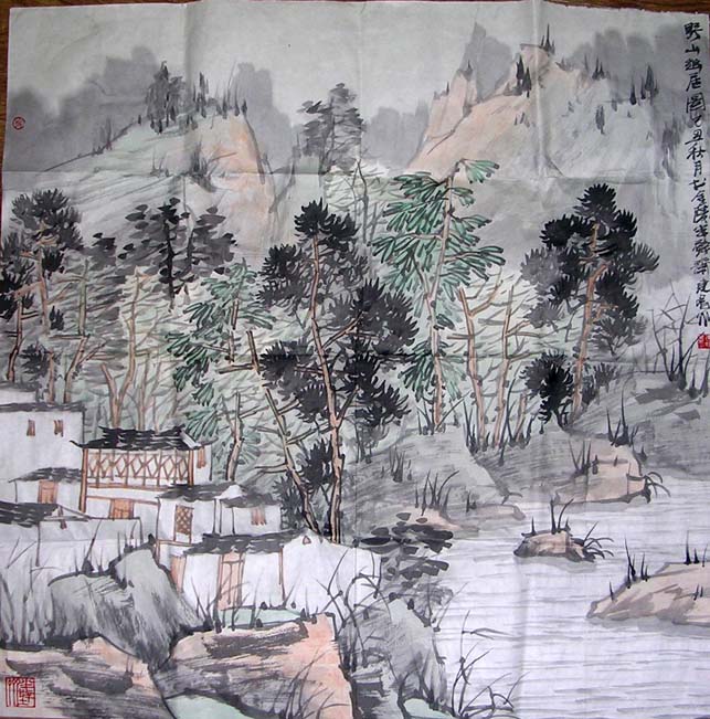 作者：倪建鸣&nbsp;山水&nbsp;￥：协商&nbsp;单击鼠标查看大图！