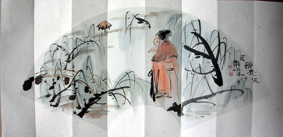 作者：谢伯子&nbsp;人物山水&nbsp;￥：协商&nbsp;单击鼠标查看大图！