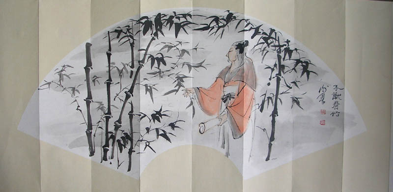 作者：谢伯子&nbsp;人物山水&nbsp;￥：协商&nbsp;单击鼠标查看大图！