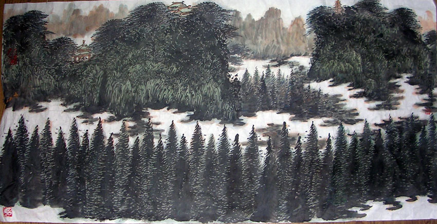 作者：罗国玮&nbsp;山水&nbsp;￥：协商&nbsp;单击鼠标查看大图！