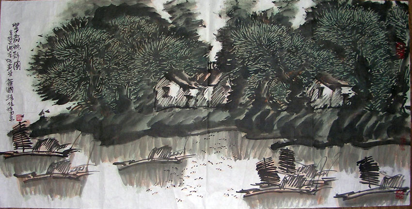 作者：罗国玮&nbsp;山水&nbsp;￥：协商&nbsp;单击鼠标查看大图！