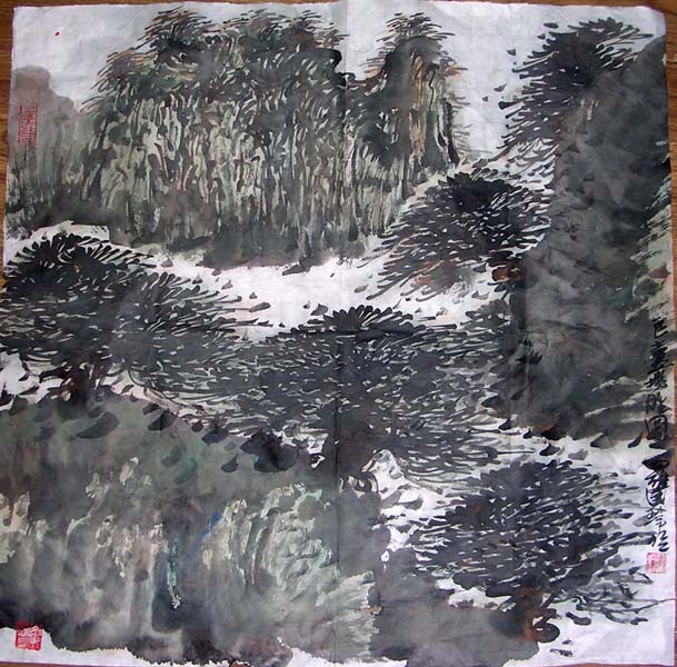 作者：罗国玮&nbsp;山水&nbsp;￥：协商&nbsp;单击鼠标查看大图！