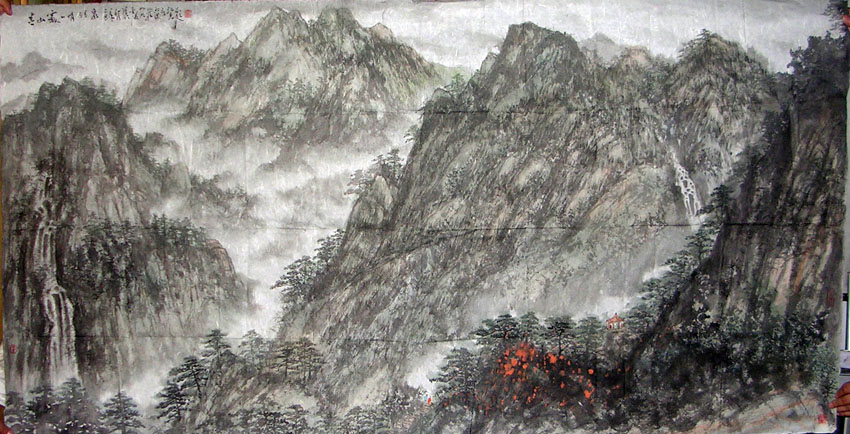 作者：蔡松昌&nbsp;山水&nbsp;￥：协商&nbsp;单击鼠标查看大图！