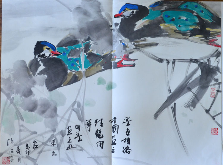 作者：赵治平&nbsp;花鸟&nbsp;￥：协商&nbsp;单击鼠标查看大图！