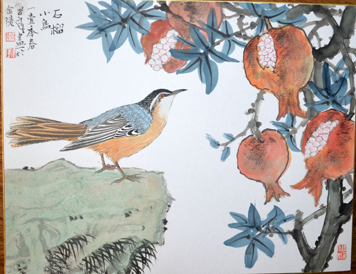 作者：郭子良&nbsp;花鸟&nbsp;￥：协商&nbsp;单击鼠标查看大图！