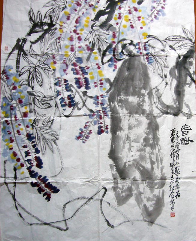 作者：郭西元 史秋鶩（合作）&nbsp;花鸟&nbsp;￥：协商&nbsp;单击鼠标查看大图！