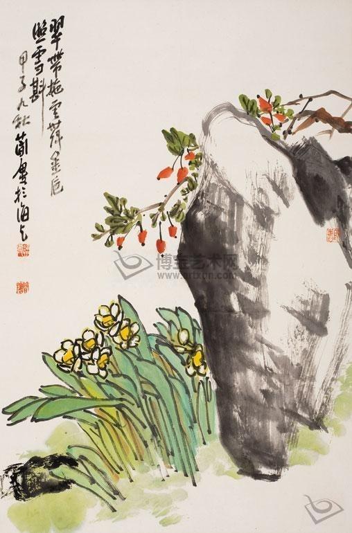 作者：曹简楼&nbsp;花鸟&nbsp;￥：协商&nbsp;单击鼠标查看大图！