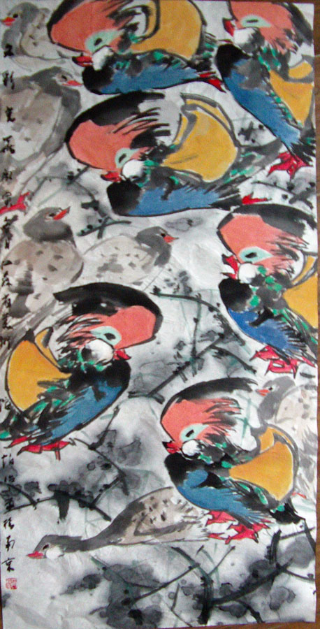 作者：赵治平&nbsp;花鸟&nbsp;￥：协商&nbsp;单击鼠标查看大图！