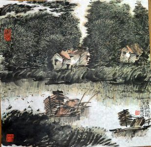 作者：罗国玮&nbsp;山水&nbsp;￥：协商&nbsp;单击鼠标查看详细介绍！