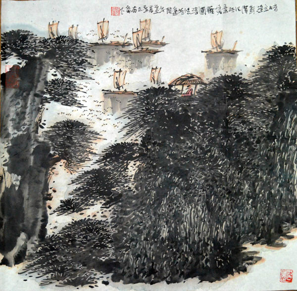 作者：罗国玮&nbsp;山水&nbsp;￥：协商&nbsp;单击鼠标查看大图！