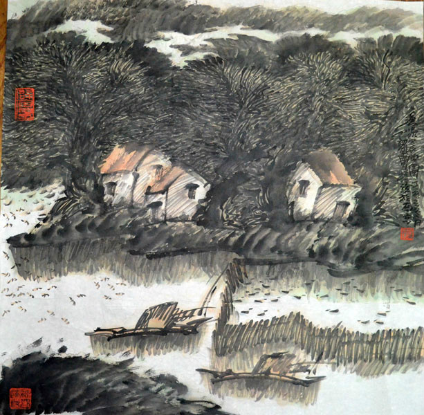 作者：罗国玮&nbsp;山水&nbsp;￥：协商&nbsp;单击鼠标查看大图！