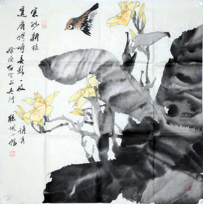 作者：徐源绍&nbsp;花鸟&nbsp;￥：协商&nbsp;单击鼠标查看大图！