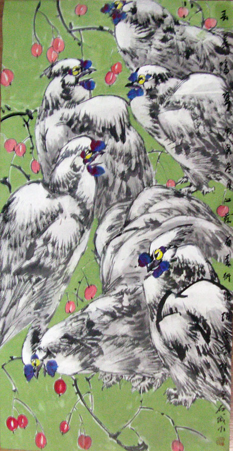 作者：赵治平&nbsp;花鸟&nbsp;￥：协商&nbsp;单击鼠标查看大图！