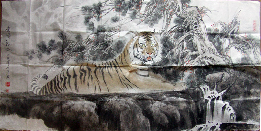 作者：施永成&nbsp;花鸟&nbsp;￥：协商&nbsp;单击鼠标查看大图！