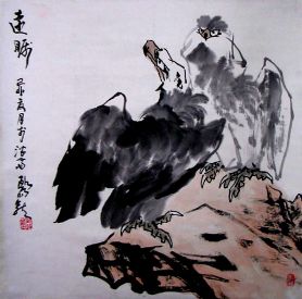 作者：欧阳龙&nbsp;花鸟&nbsp;￥：赏真阁藏品&nbsp;单击鼠标查看详细介绍！