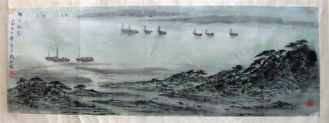 作者：张文俊&nbsp;山水&nbsp;￥：协商&nbsp;单击鼠标查看大图！